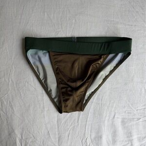 Men's Green Swim Briefs